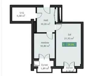 Бакы, новостройка 2 комната, продажа, 65 м²  , Бинәгәди рајону, 8-ҹи микрорајон